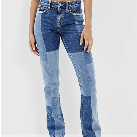 American Eagle Outfitters Denim - AE | 90s Patchwork Style Bootcut Jeans